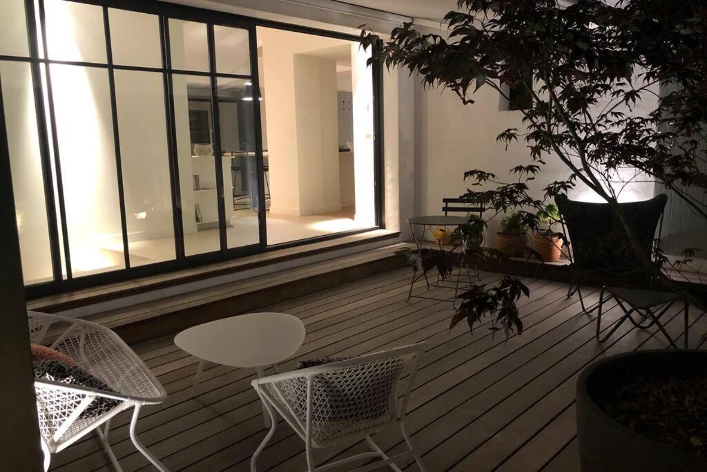 Elegante Maison D'Architecte, Spa A Debordement La Noue Luaran gambar